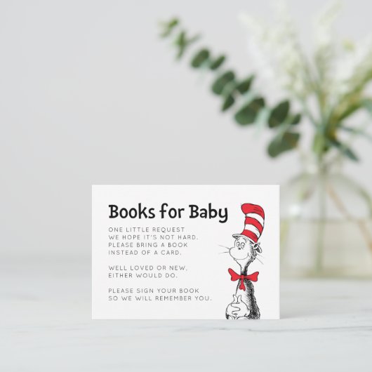 Carte D'accompagnement Chat dans le Casquette | Livres pour Baby Insert C (Debout devant)