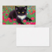 Carte D'accompagnement Chat Gustav Klimt Tuxedo (Devant / Derrière)