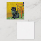 Carte D'accompagnement Chat noir de Van Gogh (Devant / Derrière)