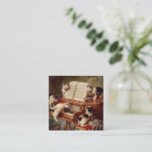 Carte D'accompagnement Chatons et piano (Debout devant)