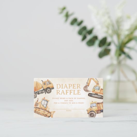 Carte D'accompagnement Chauffage de construction (Debout devant)