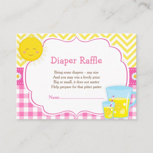 Carte D'accompagnement Chauffage soleil & chaudière citronnée rose et jau (Devant)