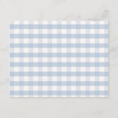 Carte D'accompagnement Chaussures bébé à motif Gingham Bearly Wait Consei (Dos)