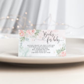 Carte D'accompagnement Chaussures de Noël rose livres pour bébé billet en