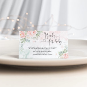 Carte D'accompagnement Chaussures de Noël rose livres pour bébé billet en