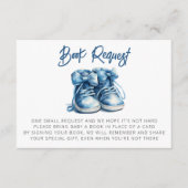 Carte D'accompagnement Chaussures pour bébés | Blue Boy Baby shower Deman (Devant)