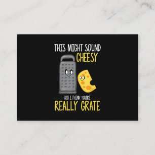 Carte D'accompagnement Cheese Lover Cute Food Pun Cheesy Party Costume