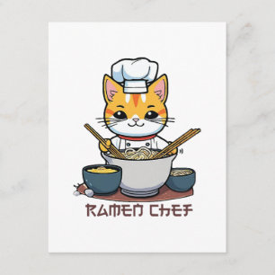 Carte D'accompagnement Chef Ramen