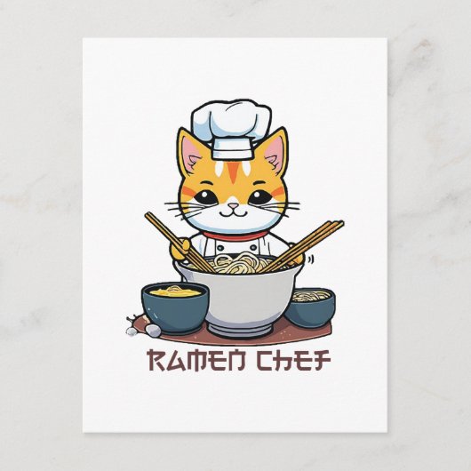 Carte D'accompagnement Chef Ramen (Devant)