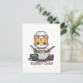Carte D'accompagnement Chef Ramen (Debout devant)