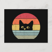 Carte D'accompagnement Chemise de chat. Style rétro (Dos)