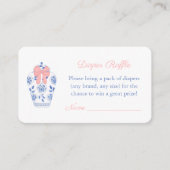 Carte D'accompagnement Chérie Ginger Jar Fille Baby shower Déchets Raffle (Devant)