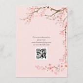 Carte D'accompagnement Cherry Blossom Mariage (Dos)