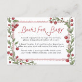 Carte D'accompagnement Cherry Books for Baby Card (Devant)