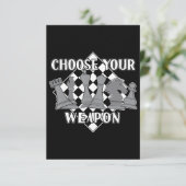 Carte D'accompagnement Chess Piece Game Strategy Venin A Chess Player (Debout devant)