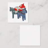 Carte D'accompagnement Chevaux de Dala (Devant / Derrière)