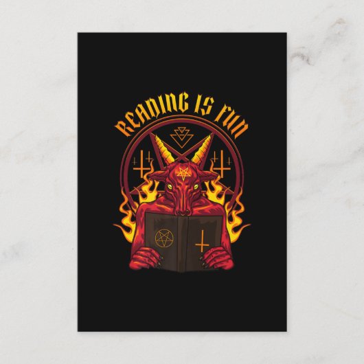 Carte D'accompagnement Chèvre Satanic Pagan Premium (Devant)