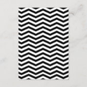 Carte D'accompagnement Chic Chevron Info Mariage Instructions | [fuzzy]No (Dos)