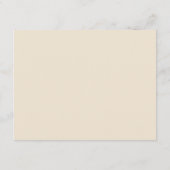 Carte D'accompagnement Chic Formal Ecru Scrollwork Border Wedding (Dos)