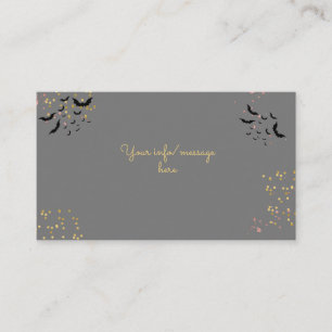 Carte D'accompagnement Chic glam gothique effrayant fille fête d'annivers