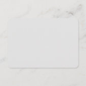 Carte D'accompagnement Chic Nous avons des places réservées pour vous Mod (Dos)