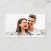 Carte D'accompagnement Chic Photo QR Code Cream Wedding RSVP (Dos)
