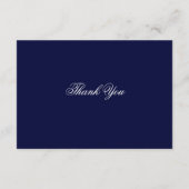 Carte D'accompagnement Chic script simple élégant site de mariage RSVP (Dos)