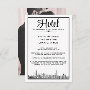 Carte D'accompagnement Chicago Skyline