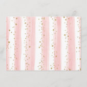 Carte D'accompagnement Chiens de chiot roux Baby Girl Douche Déchets Raff (Dos)