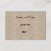 Carte D'accompagnement Chiens de Thanksgiving (Dos)