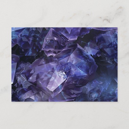 Carte D'accompagnement Chiffres de sorcière Boho Améthyste foncé Mariage  (Dos)