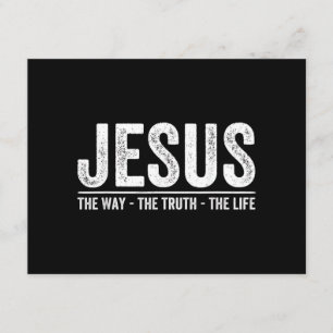 Carte D'accompagnement Christ Jésus Le Chemin. La Vérité. La Vie Bienheur
