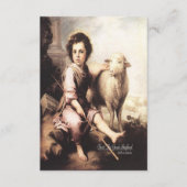 Carte D'accompagnement Christ Le Bon Pasteur Psaume 23 (Devant)
