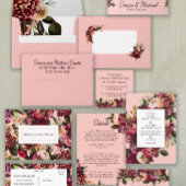 Carte D'accompagnement Chrysanthème romantique