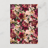 Carte D'accompagnement Chrysanthème romantique (Dos)