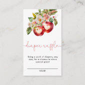 Carte D'accompagnement Chute Baby shower de la pomme Raffle (Devant)