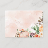 Carte D'accompagnement Chute Baby shower de lessive Animaux de bois (Dos)