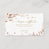 Carte D'accompagnement Chute Baby shower Déchets Raffin (Devant)