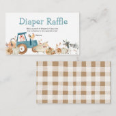 Carte D'accompagnement Chute Citrouille ferme tracteur animal Déchets Raf (Devant / Derrière)