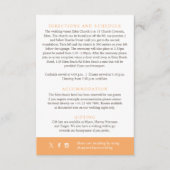 Carte D'accompagnement Chute d'amour citrouille aquarelle détails du mari (Devant)