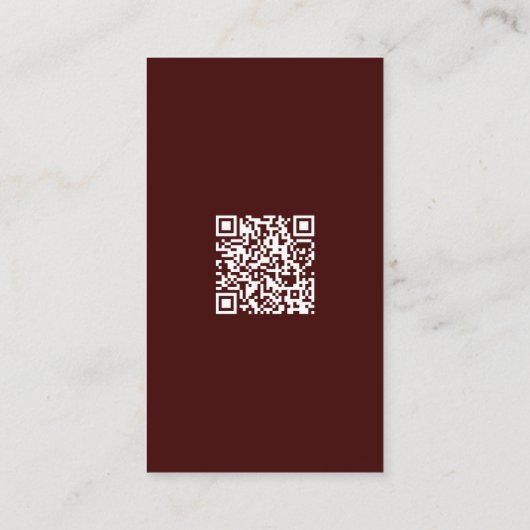 Carte D'accompagnement Chute en amour Citrouille Automne Mariage QR Code (Dos)