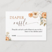 Carte D'accompagnement Chute en Amour Citrouille Baby shower Déchets Raff (Devant)