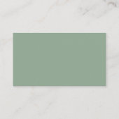 Carte D'accompagnement Chute en Amour Mariage de verdure QR en ligne RSVP (Dos)