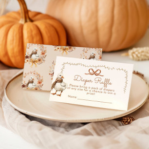 Carte D'accompagnement Chute Silly Goose Diaper billet de tombola