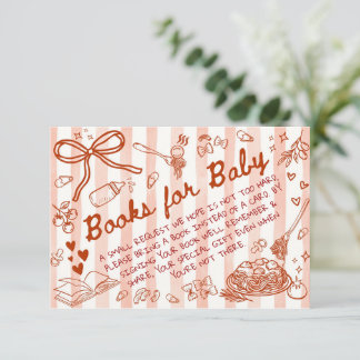 Carte D'accompagnement Ciao Bambino Red - Books for Baby