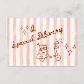 Carte D'accompagnement Ciao Bambino Red - Diaper Raffle (Dos)