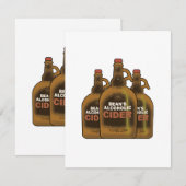 Carte D'accompagnement Cider de Bean (Devant / Derrière)