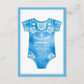 Carte D'accompagnement Cielito Lindo bleu bébé garçon douche Chevalier Ra (Devant)