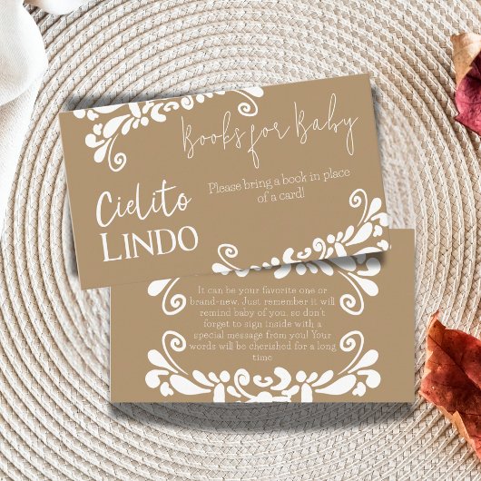 Carte D'accompagnement Cielito Lindo Livres de Fête Mexicaine pour Baby S