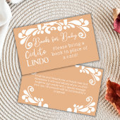 Carte D'accompagnement Cielito Lindo Mexicaine Fiesta Baby shower neutre
